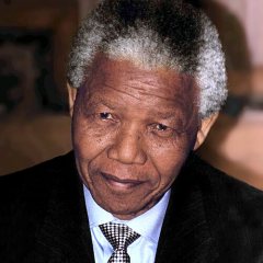 Nelson Mandela born, South African statesman